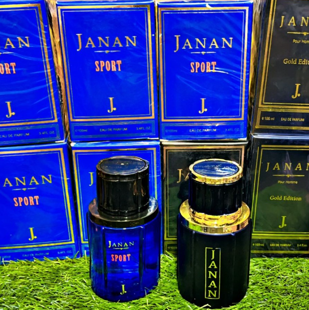 Pack of 2  J. Janan Gold Edition EDP and sport Edition For Men 100ml